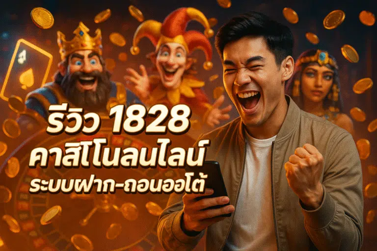 รีวิว I828 คาสิโนออนไลน์ ระบบฝาก-ถอนออโต้