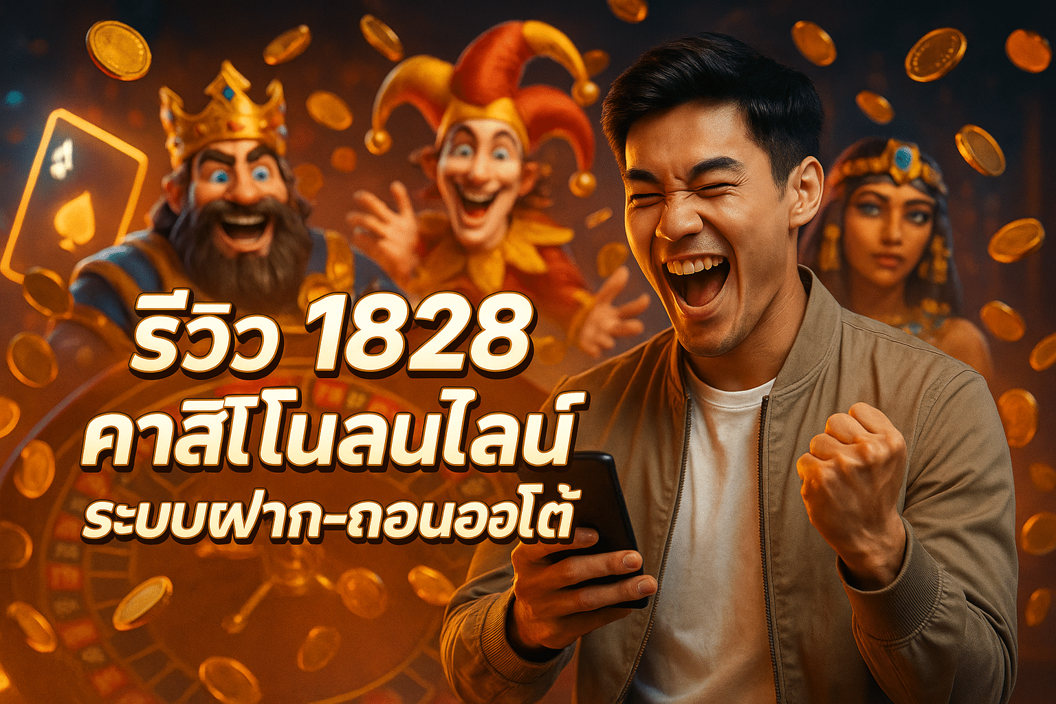 รีวิว I828 คาสิโนออนไลน์ ระบบฝาก-ถอนออโต้