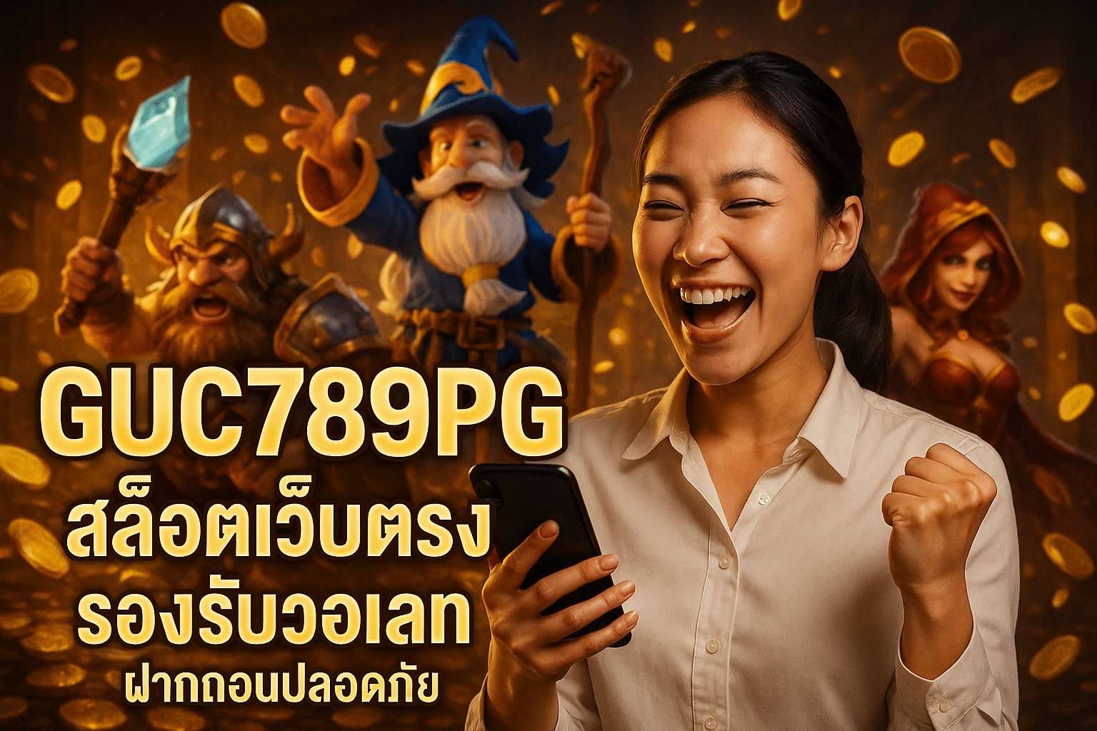 GUC789PG สล็อตเว็บตรง รองรับวอเลท ฝากถอนปลอดภัย