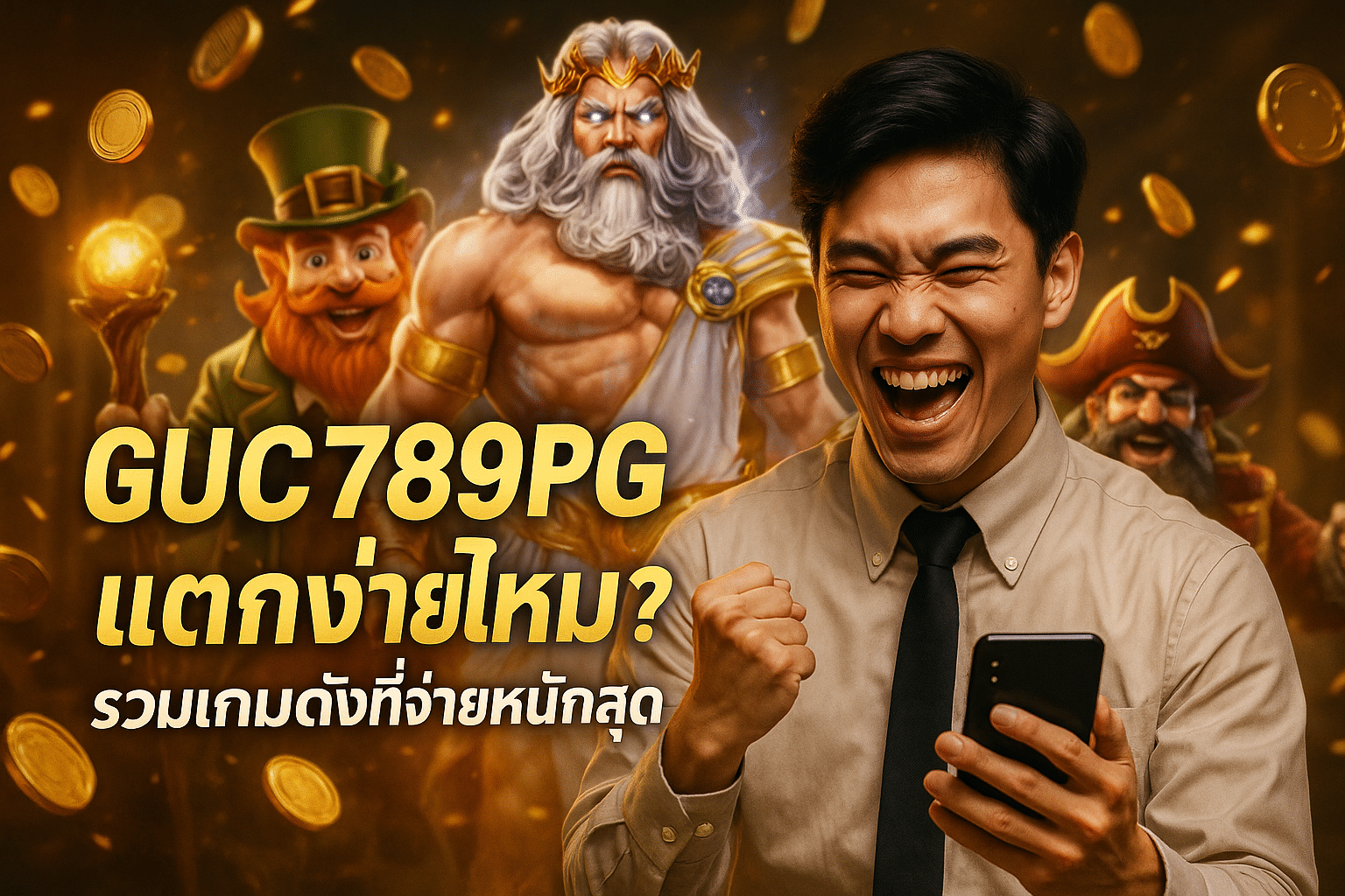 GUC789PG แตกง่ายไหม? รวมเกมดังที่จ่ายหนักสุด