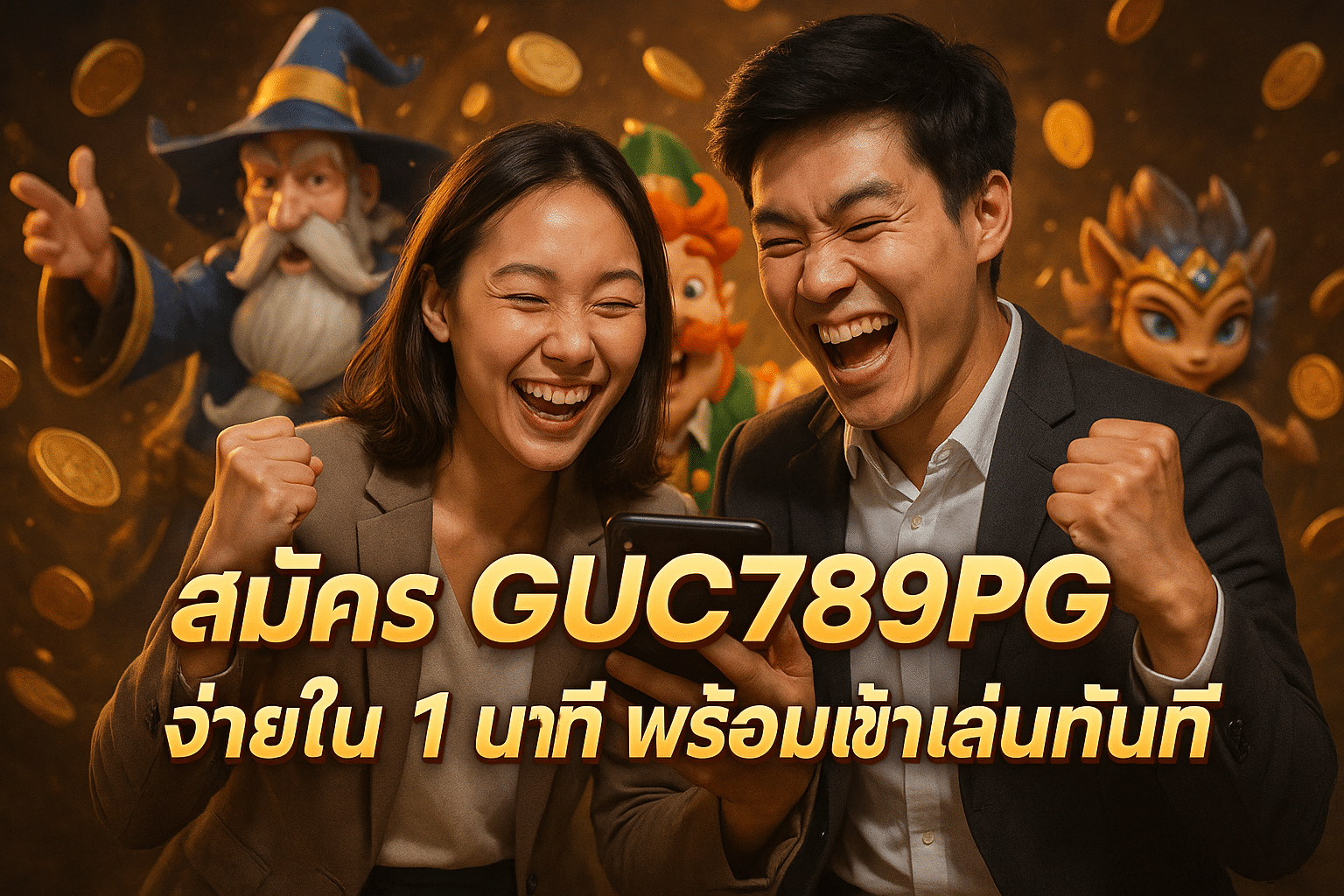 สมัคร GUC789PG ง่ายใน 1 นาที พร้อมเข้าเล่นทันที